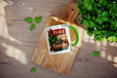 Patchwork Christmas mug wrap printable sublimation design Product Image 4