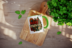 Patchwork Christmas mug wrap printable sublimation design Product Image 4