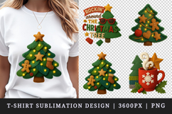Patchwork Christmas t-shirt printable sublimation design png Product Image 1
