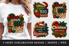 Patchwork Christmas clipart printable sublimation design png Product Image 2