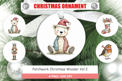 Patchwork Christmas Wonder Ornament Product Image 1