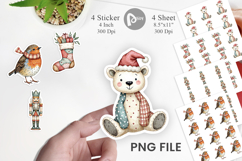 Patchwork Christmas Wonder Sticker Product Image 1