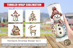 Christmas Patchwork Wonder Tumbler Product Image 1