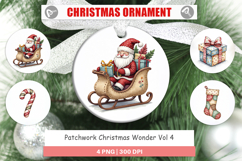 Christmas Patchwork Wonder Ornament Product Image 1