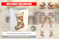 Christmas Patchwork Wonder Mug Wrap Product Image 1
