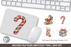 Christmas Patchwork Wonder Mouse Pad Product Image 1