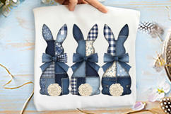 Patchwork Easter Bunny Png, Bunny Easter Product Image 1