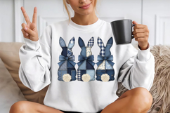 Patchwork Easter Bunny Png, Bunny Easter Product Image 2