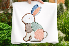 Patchwork Easter Bunny Png Yarn Easter - Easter Bunny Png Product Image 1