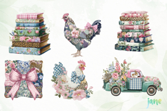 Patchwork Easter Clipart Bundle Product Image 9