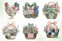 Patchwork Easter Clipart Bundle Product Image 3