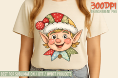 The Hand Painted Christmas Patchwork Designs Bundle PNGs Product Image 3