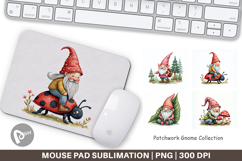 Patchwork Gnome Collection Mouse Pad Product Image 1
