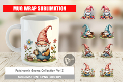 Patchwork Gnome Collection Mug Wrap Product Image 1