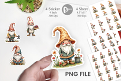 Patchwork Gnomes Sticker Product Image 1
