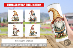 Patchwork Gnomes Tumbler Product Image 1