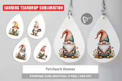 Patchwork Gnomes Earring Product Image 1