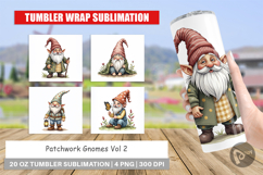 Patchwork Gnomes Tumbler Product Image 1