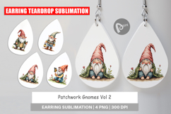 Patchwork Gnomes Earring Product Image 1