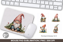 Patchwork Gnomes Mouse Pad Product Image 1