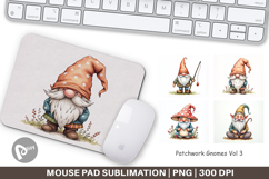 Patchwork Gnomes Mouse Pad Product Image 1