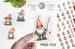 Patchwork Gnomes Sticker Product Image 1