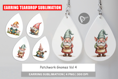 Patchwork Gnomes Earring Product Image 1
