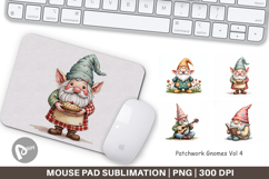 Patchwork Gnomes Mouse Pad Product Image 1