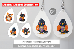 Earring Patchwork Halloween Critters Product Image 1