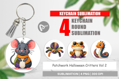 Keychain Patchwork Halloween Critters Product Image 1