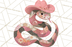 Patchwork Cowboy Ghost Halloween Clipart PNG, Western Product Image 5