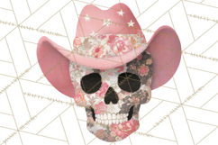Patchwork Cowboy Ghost Halloween Clipart PNG, Western Product Image 3
