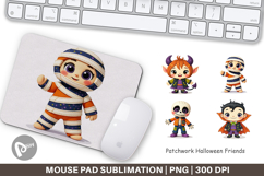 Mouse Pad Patchwork Halloween Friends Product Image 1