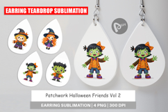 Earring Patchwork Halloween Friends Product Image 1