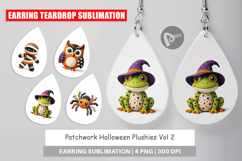 Earring Patchwork Halloween Plushies Product Image 1