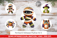 Wind Spinner Patchwork Halloween Plushies Product Image 1