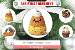 Ornament Patchwork Halloween Treats Product Image 1