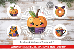Wind Spinner Patchwork Halloween Treats Product Image 1