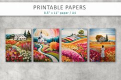 Patchwork Landscape Junk Journal Kit Product Image 2