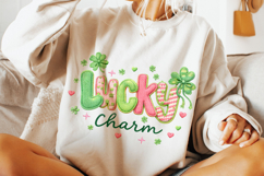 Patchwork Lucky Charm St Patrick's Day PNG, Irish PNG, Lucky Product Image 4