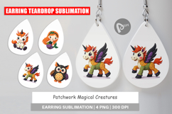 Earring Patchwork Magical Creatures Product Image 1