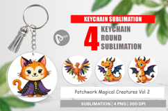 Keychain Patchwork Magical Creatures Product Image 1