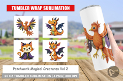 Tumbler Patchwork Magical Creatures Product Image 1