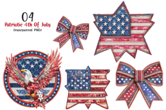 Patchwork Patriotic 4th Of July Clipart Product Image 1