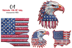 Patchwork Patriotic 4th Of July Clipart Product Image 1