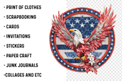 Patchwork Patriotic 4th Of July Clipart Product Image 2