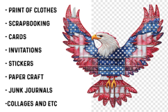 Patchwork Patriotic 4th Of July Clipart Product Image 2
