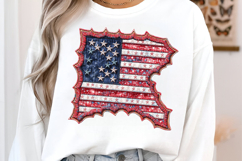 Patchwork Patriotic 4th Of July Clipart Product Image 3
