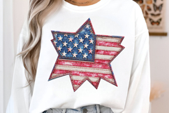 Patchwork Patriotic 4th Of July Clipart Product Image 3