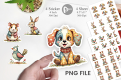 Patchwork Pet Pals Sticker Product Image 1